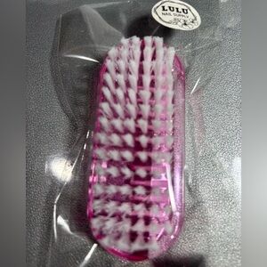 Pink and White Nail Brush